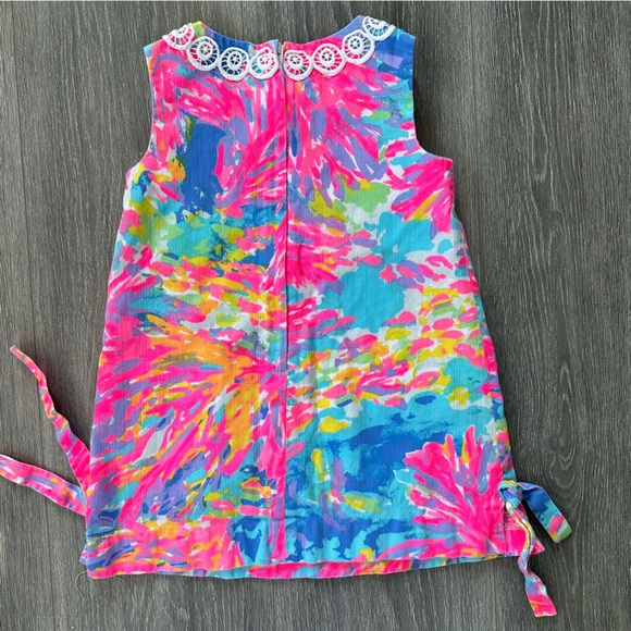 Lilly Pulitzer Girls Little Lilly Shift Dress (Size 2) - Picture 4 of 7